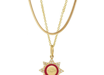 Arkansas Razorbacks Silene Necklace