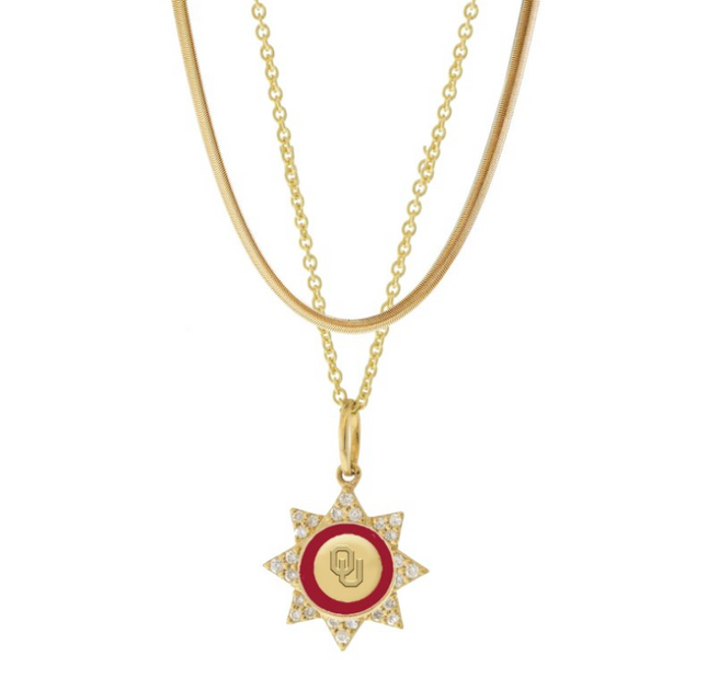 Oklahoma Sooners Silene Necklace