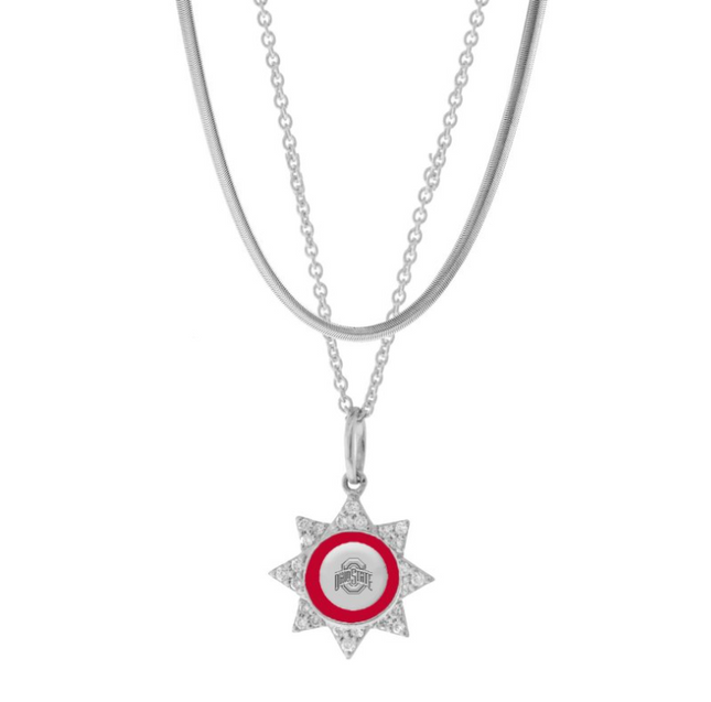Ohio State Buckeyes Silene Necklace