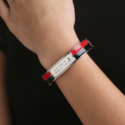 Georgia Bulldogs 2 Tone Bangle