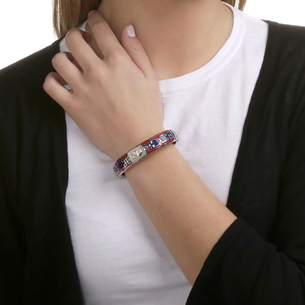 Kansas Jayhawks Mosaic Bangle