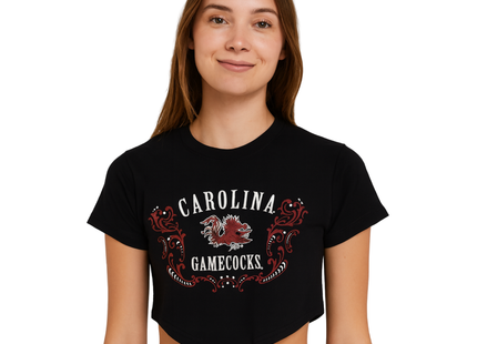 South Carolina Gamecocks Astro Crop Tee
