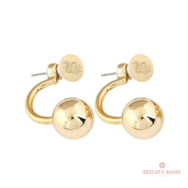 South Carolina Gamecocks Sasha Earrings