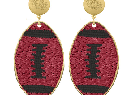 South Carolina Touchback Earrings Gold
