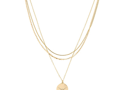 Texas Long Horns Grizzy Necklace