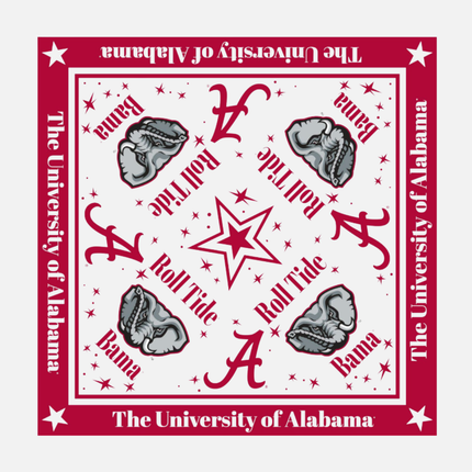Alabama Crimson Tide Moona Hair Square/Scarf