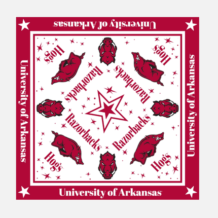 Arkansas Razorbacks Moona Hair Square/Scarf