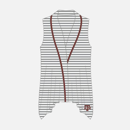Texas A&M Aggies Striped Cotton Vest