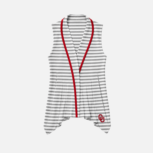 Oklahoma Sooners Striped Cotton Vest