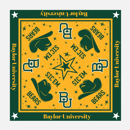 Baylor Bears Moona Hair Square/Scarf