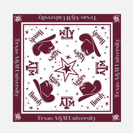 Texas A&M Aggies Moona Hair Square/Scarf