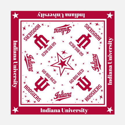 Indiana Hoosiers Moona Hair Square/Scarf