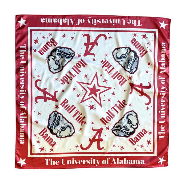 Alabama Crimson Tide Moona Hair Square/Scarf, 24x24