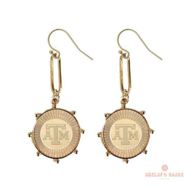 Texas A&M Aggies Pixel Earrings