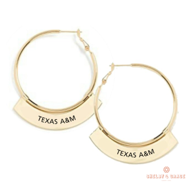 Texas A&M Aggies Weller Earrings