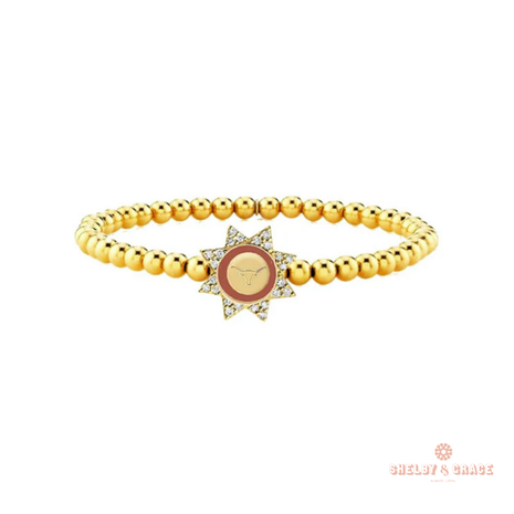 Texas Longhorns Begonia Bracelet