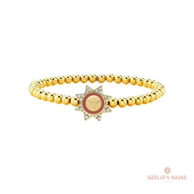 Texas Longhorns Begonia Bracelet