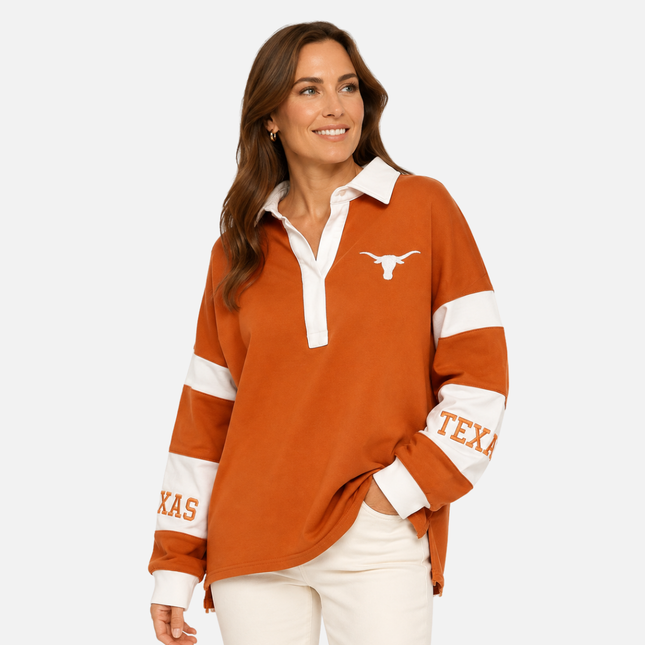 Texas Longhorns Carmel Rugby Shirt ONLINE EXCLUSIVE