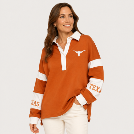 Texas Longhorns Carmel Rugby Top ONLINE EXCLUSIVE