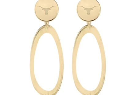Texas Long Horns Millie Earrings