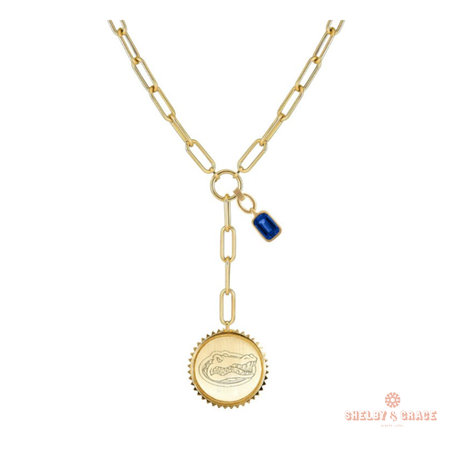 Florida Gators Sedum Necklace