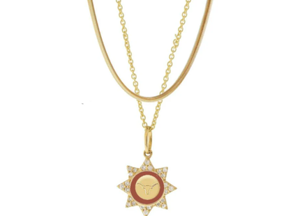 Texas Longhorns Silene Necklace