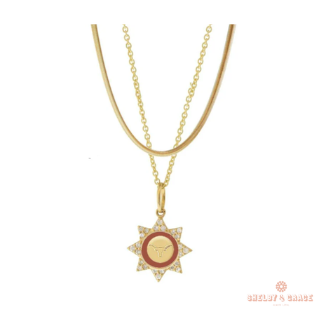 Texas Longhorns Silene Necklace