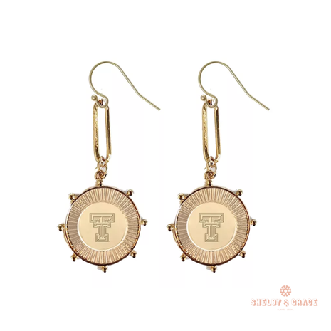 Texas Tech Red Raiders Pixel Earrings