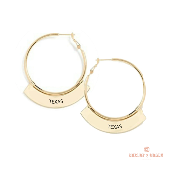 Texas Long Horns Weller Earrings