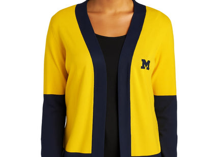 Michigan Wolverines Color Block Cardigan