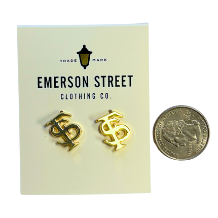 Florida State Seminoles Logo Stud Earrings