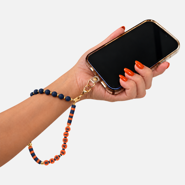 Auburn Tigers Phone Charm / Wristlet