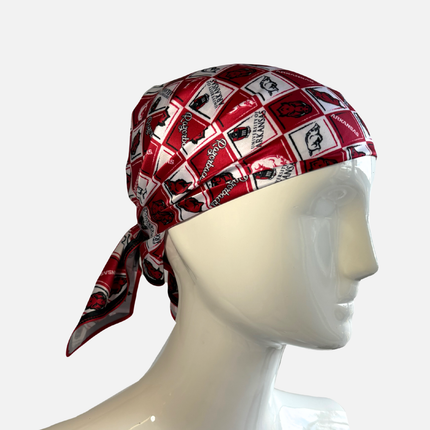 Arkansas Razorbacks Prins Hair Square Scarf