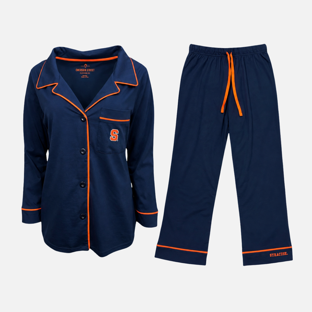 Syracuse Orange Pima Cotton Pajama Set