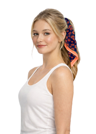 Auburn Tigers War Eagle Brynn Foster Scarf Scrunchie