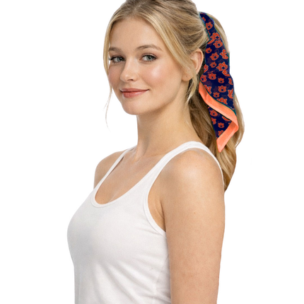 Auburn Tigers War Eagle Brynn Foster Scarf Scrunchie