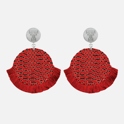 Texas Tech Remi Hand Beaded Earrings