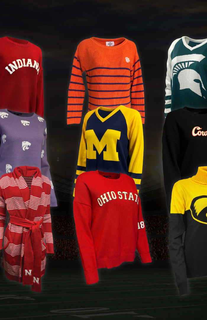 <h1>Emerson Street</h1><h2>Stadium Sweaters</h2>