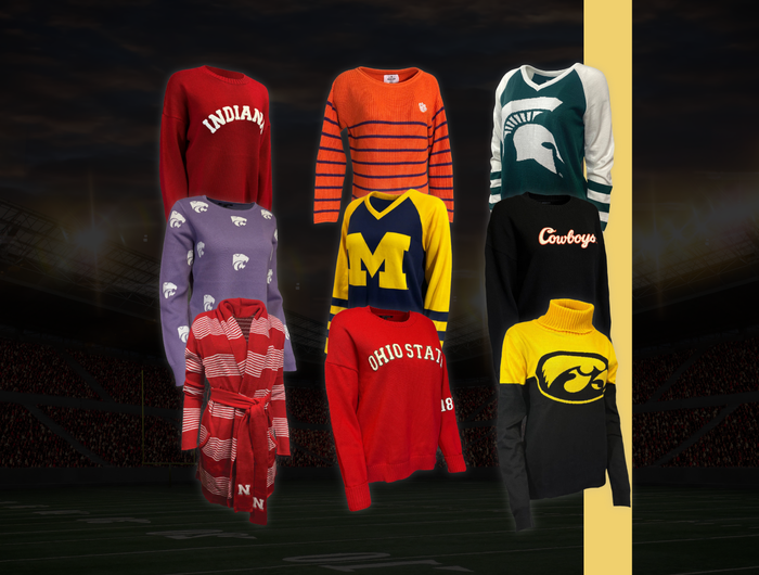 <h1>Emerson Street</h1><h2>Stadium Sweaters</h2>
