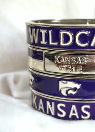 Kansas State Wildcats Logo Bangle