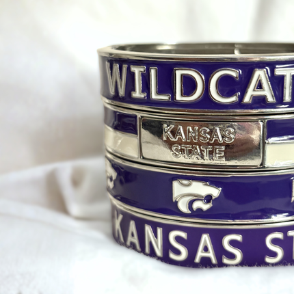 Kansas State Wildcats Logo Bangle