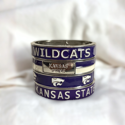 Kansas State Wildcats Logo Bangle