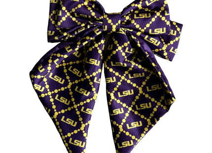LSU Tigers Fields Cape Cod Hair Bow