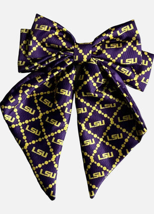 LSU Tigers Fields Cape Cod Hair Bow