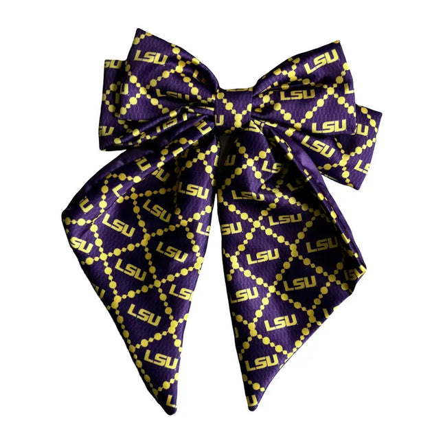 LSU Tigers Fields Cape Cod Hair Bow