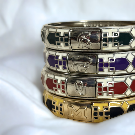 Michigan Wolverines Mosaic Bangle