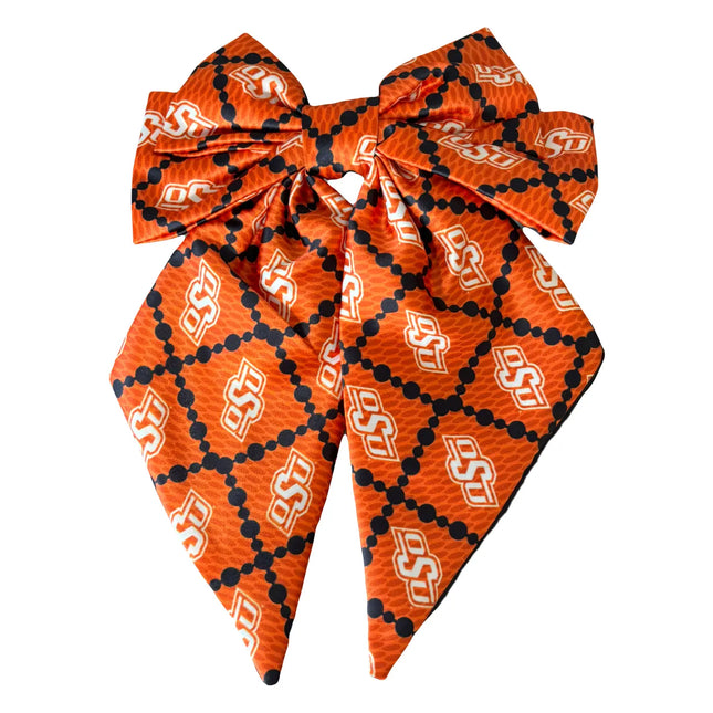Oklahoma State Cowboys Fields Cape Cod Hair Bow