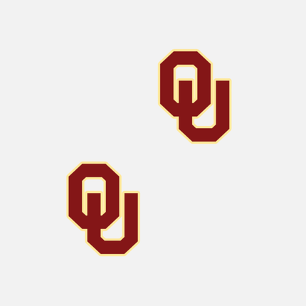 Oklahoma Sooners Paris Stud Earrings Set