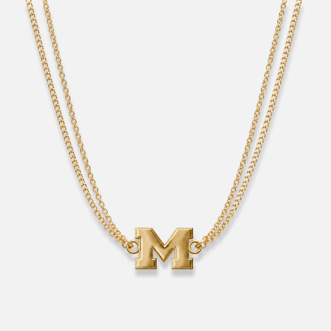 Michigan Wolverines Daisy Necklace