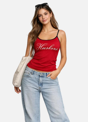 Nebraska Cornhuskers Script Cami